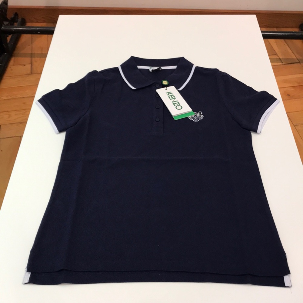 CLEARANCE NWT Kenzo Classic Tiger Polo - Navy Blue